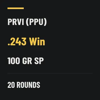PPU .243 Win 100gr SP, 20 rounds