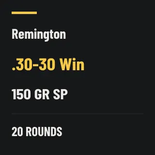 Remington .30-30 Win 150gr SP, 20 rounds