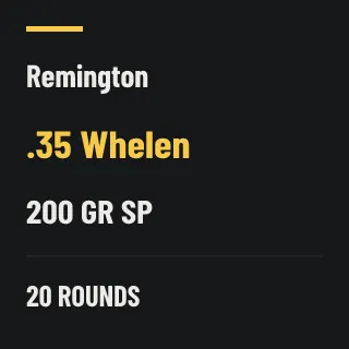 Remington .35 Whelen 200gr SP, 20 rounds